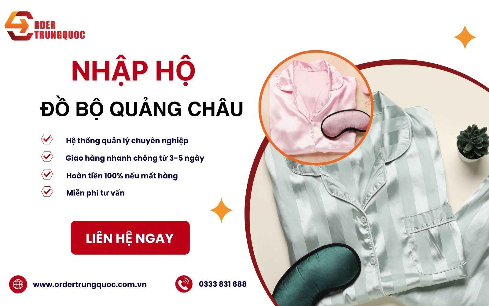 Dịch vụ order hộ đồ bộ Quảng Châu giá sỉ tại Order Trung Quốc