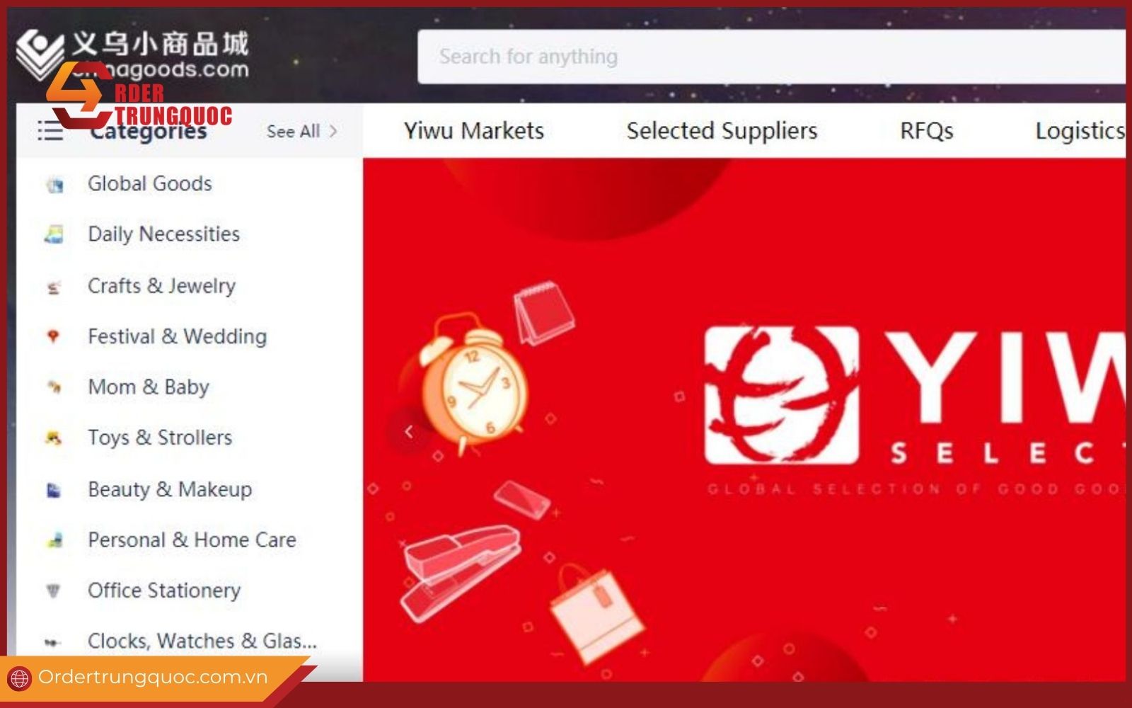 Chinagoods.com giúp bạn được đàm phán trực tiếp với nhiều nhà sản xuất