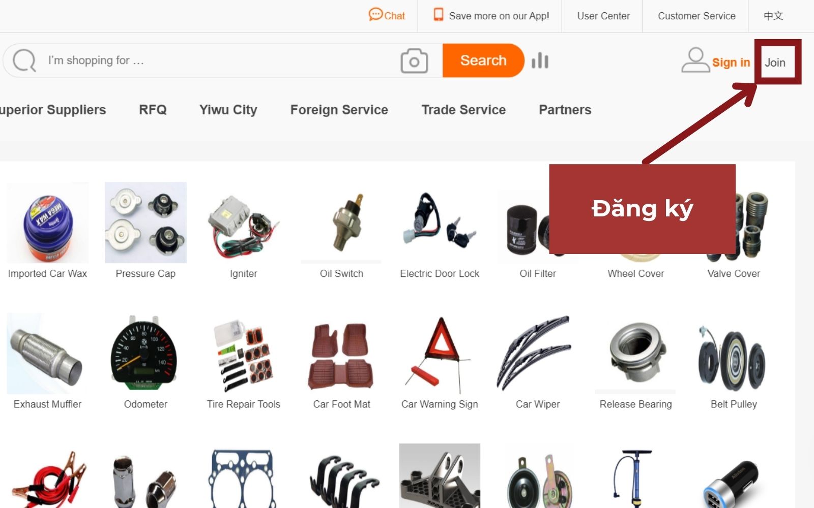 Cách mua hàng trên yiwugo.com bằng email