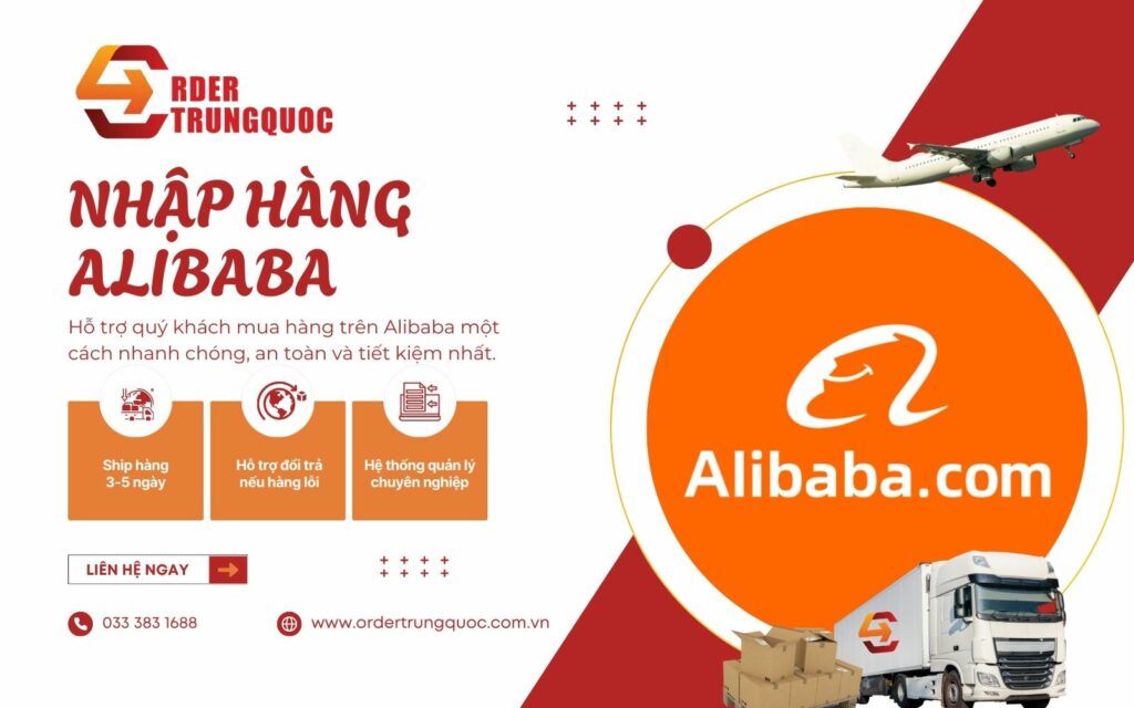 Order Trung Quốc là đơn vị Logistics uy tín hàng đầu chuyên nhập hàng Alibaba về Việt Nam trọn gói Dịch vụ đặt hộ hàng Alibaba uy tín tại Order Trung Quốc